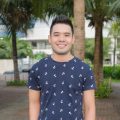 Clean Cut Hair: Pinoy man with short quiff hairstyle wearing a blue shirt outdoors