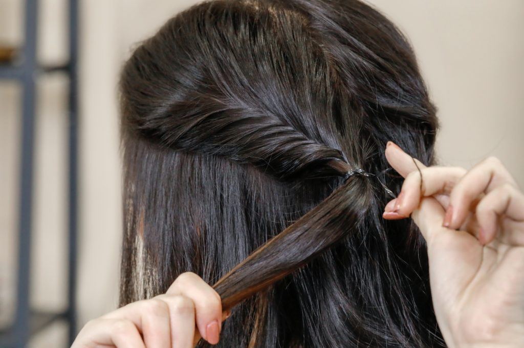 How to Create a Half Up Fishtail Braid for Short Hair | All Things Hair PH