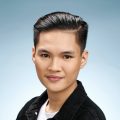 Professional hairstyles for men: Asian man with slicked back hair