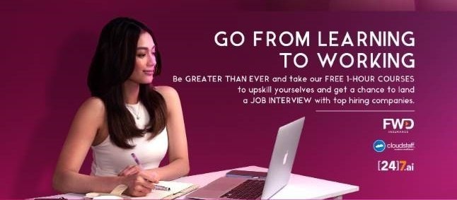 Asian woman working at a desk