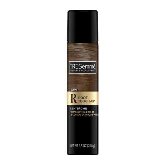 Bottle of TRESemme Root Touch Up Spray Light Brown Color