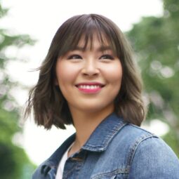 Asian woman with see-through bangs