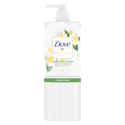 Bottle of Dove Botanical Selection Hair Conditioner for Fresh Hair Clarify