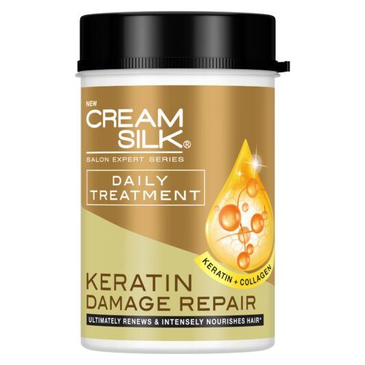 Tub of Cream Silk Treatment Keratin Damage Repair