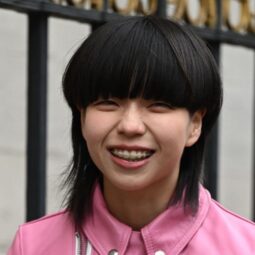 Asian woman with a jellyfish haircut